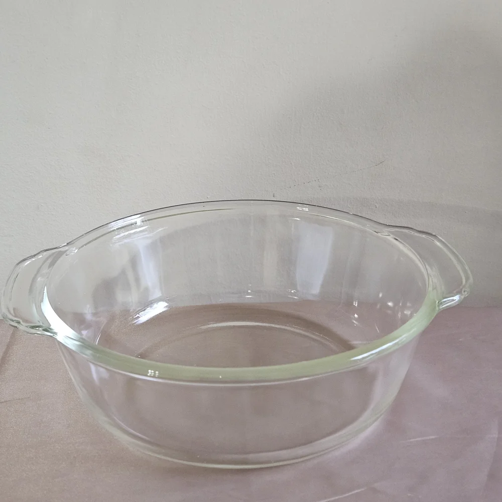 Fire King‎ Clear Glass Casserole Baking Dish